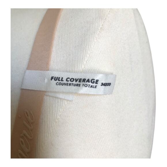 SMOOTHEZ by Aerie Full Coverage Lightly Lined Bra NWT Flexible Wire Beige 34DDD - Picture 9 of 15